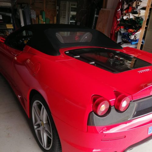 Remplacement lunnette arrière Férrari