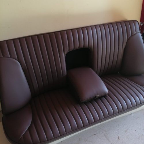Réfection cuir banquette Mercedes