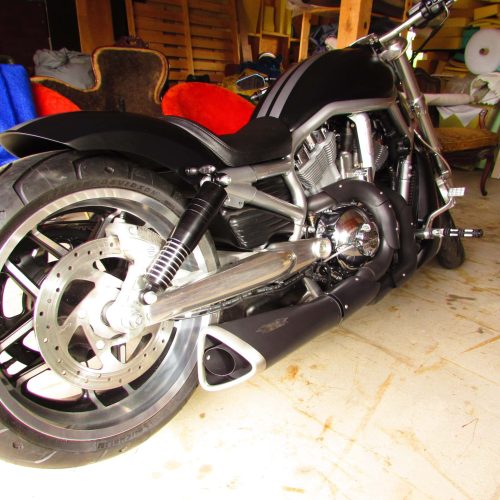 Création Harley support résine