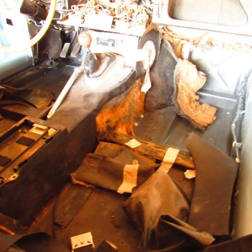 Intérieur Jaguar avant réfection