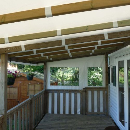 Création entoilage mobil-home